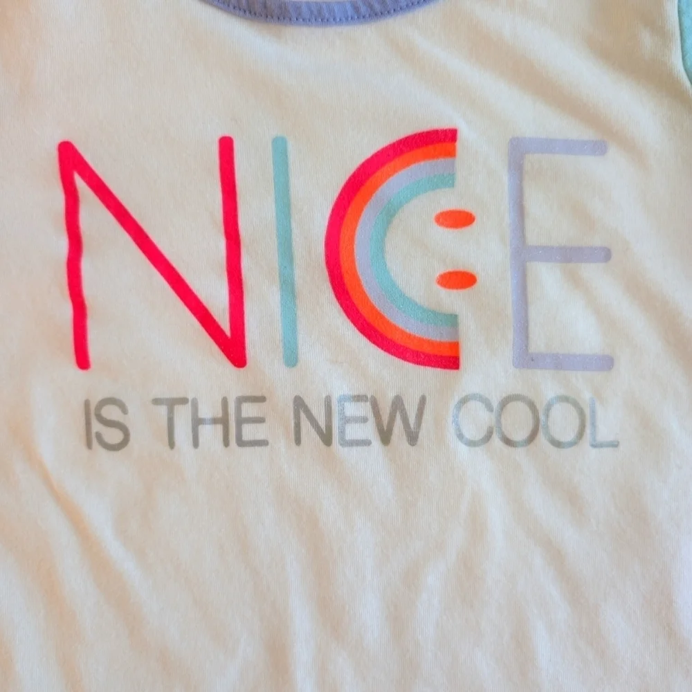 The Children's Place White and Blue Kids Long Sleeve Shirt Cotton Casual Size 5T
